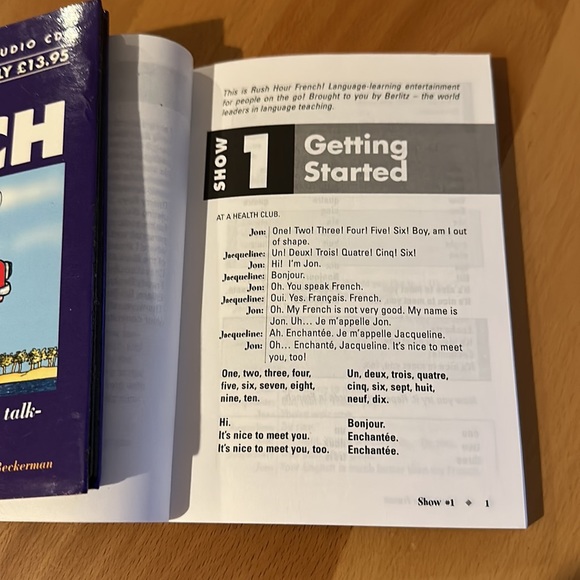 Berltiz Rush Hour Learn to speak French. 2 CDs with a booklet. - Picture 7 of 7